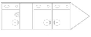 Restoom Trailer Floorplan