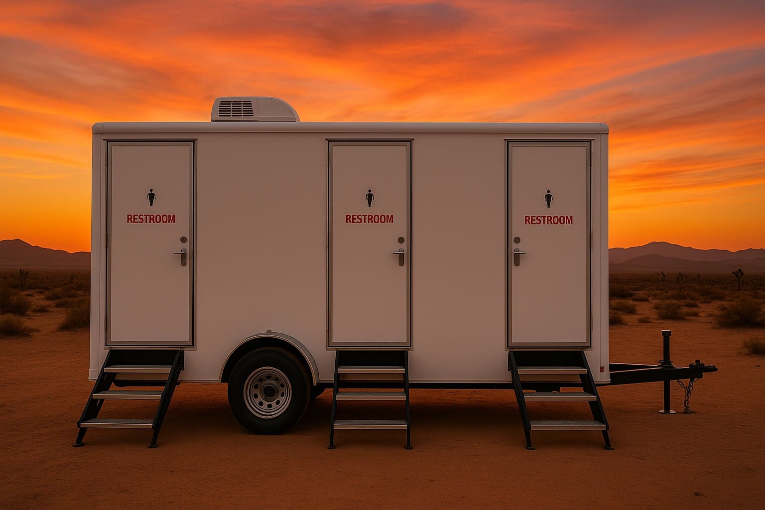 Restroom-trailer-in-sunset